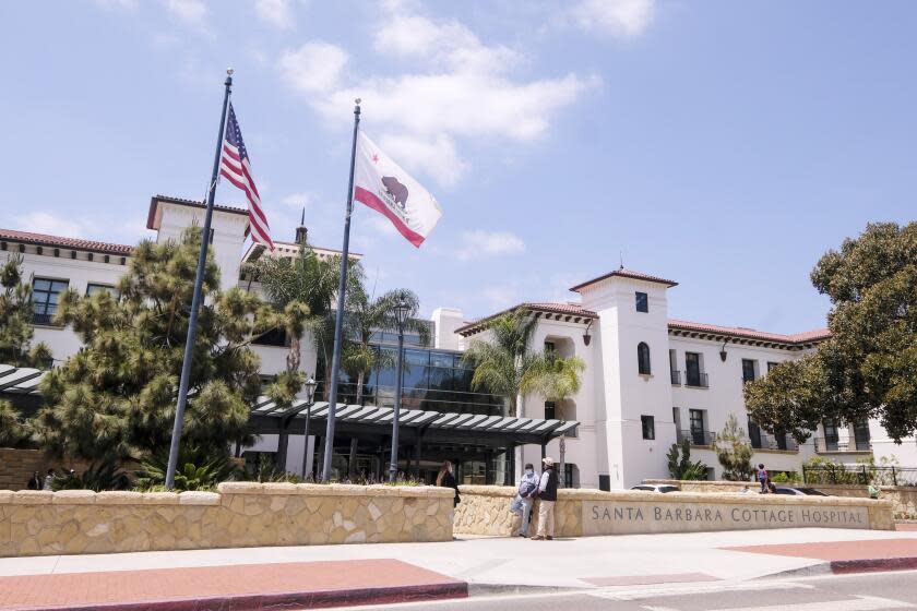 A view of the Santa Barbara Cottage Hospital, Sunday, June 6, 2021, in Santa Barbara, Calif. The second baby for Prince Harry and Meghan is officially here: a healthy girl. A spokesperson said Sunday, June 6, 2021 that the couple welcomed their child Lilibet "Lili" Diana Mountbatten-Windsor at 11:40 a.m. Friday at the California hospital. (AP Photo/Ringo H.W. Chiu)