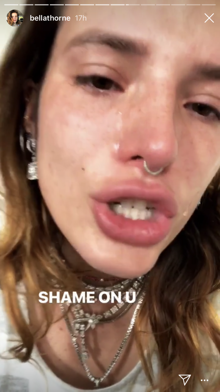 Bella Thorne Just Called Out Whoopi Goldberg for Criticizing Her Nude Photos