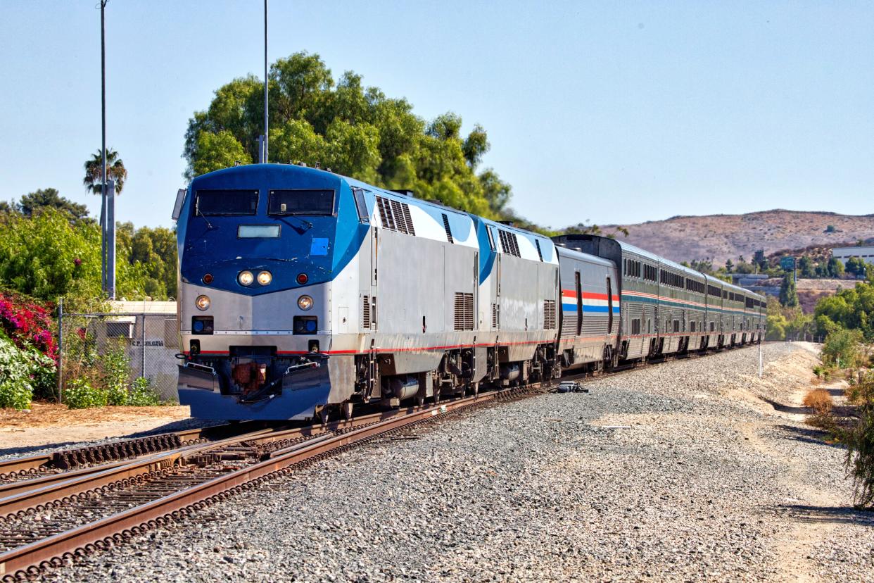 Amtrak train