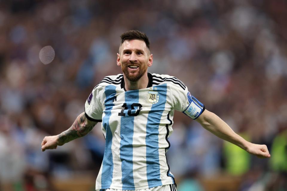Lionel Messi scored twice in the final, which Argentina eventually won on penalties (Getty Images)