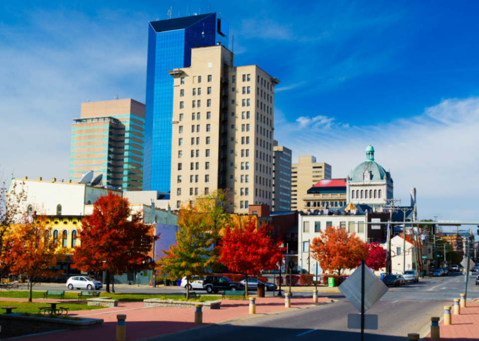 Lexington skyline.