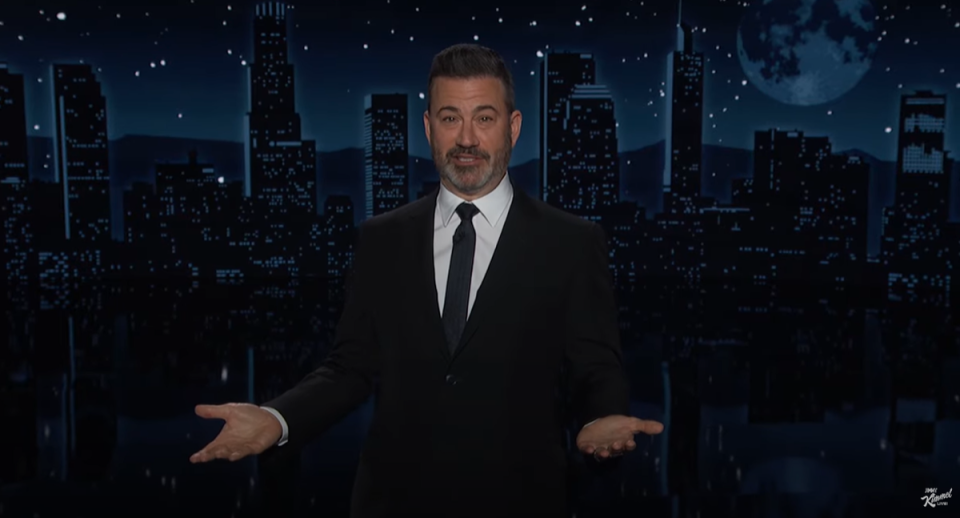 Kimmel has poked fun at the former president’s trial in Manhattan, and was delighted when his show was namechecked when prosecutors referenced an appearnce by key witness Stormy Daniels (Jimmy Kimmel Live)