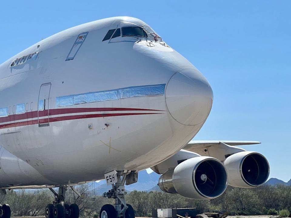 One of the 747SPs at Pinal Airpark in Arizona.