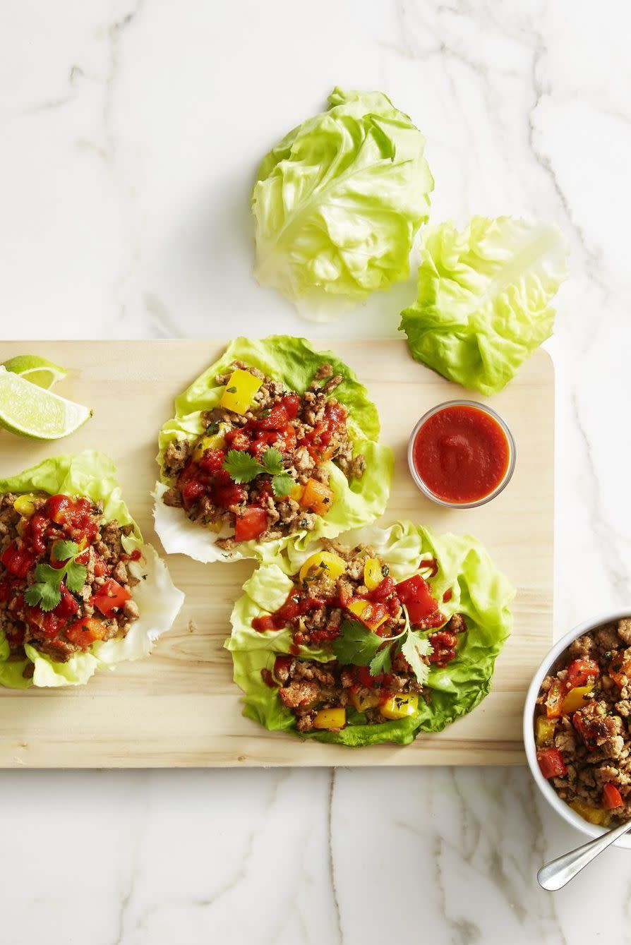 Savory Thai Turkey Lettuce Wraps