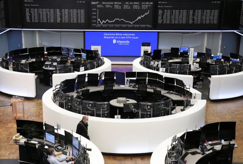 German share price index DAX graph is pictured at the stock exchange in Frankfurt