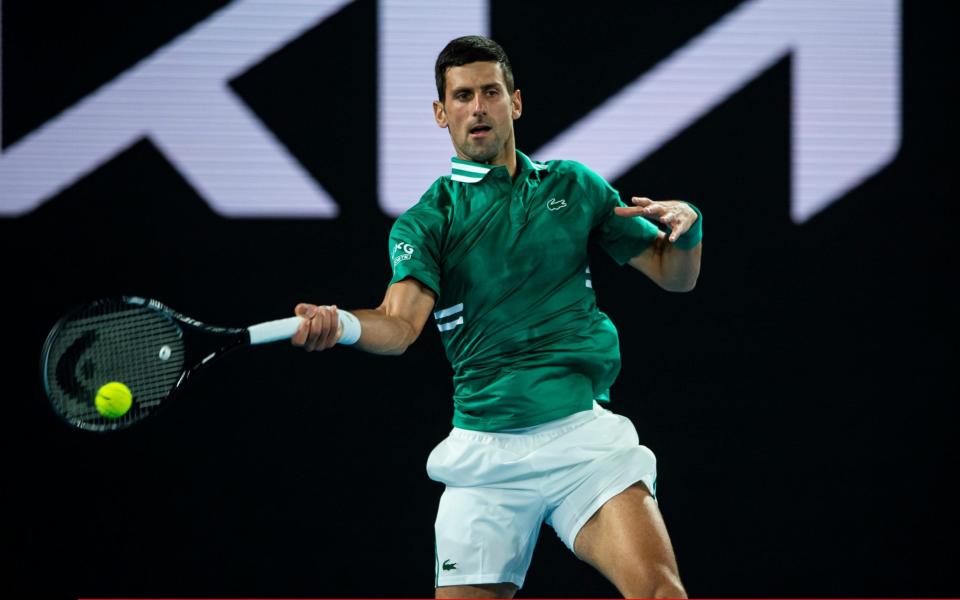 Djokovic is through to a ninth Australian Open final  - GETTY IMAGES