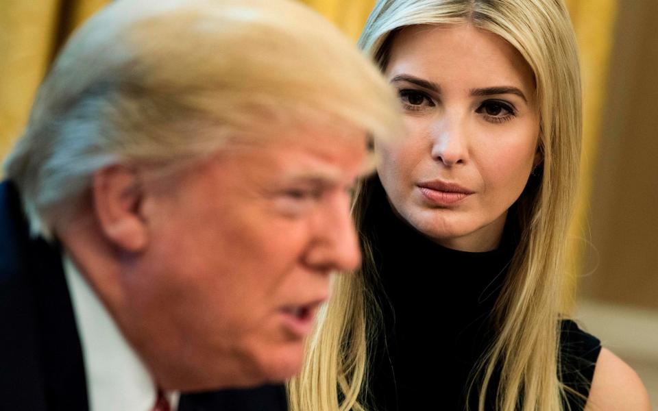 Ivanka Trump's comments were a contrast with the rhetoric from her father - AFP