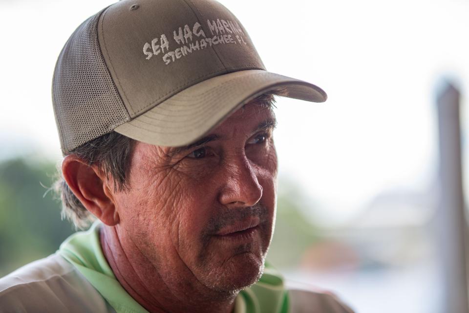 Charlie Norwood, owner of Sea Hag Marina in Steinhatchee, Fla. describes what it was like listening as Hurricane Idalia tore through the Big Bend on Wednesday, Aug. 30, 2023.
