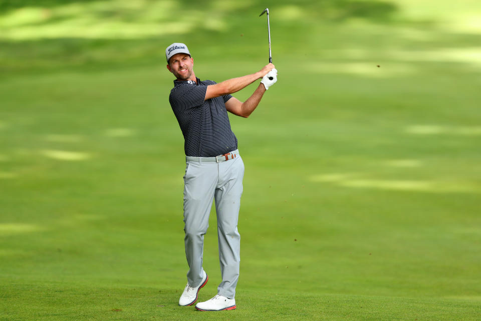 Webb Simpson is a solid DFS option at the John Deere Classic. (Photo by Michael Reaves/Getty Images)