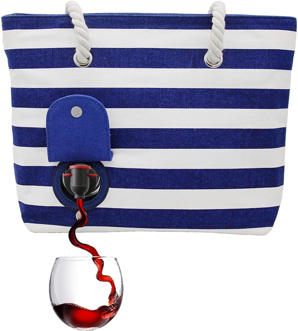 wine gifts - PortoVino Beach Wine Purse