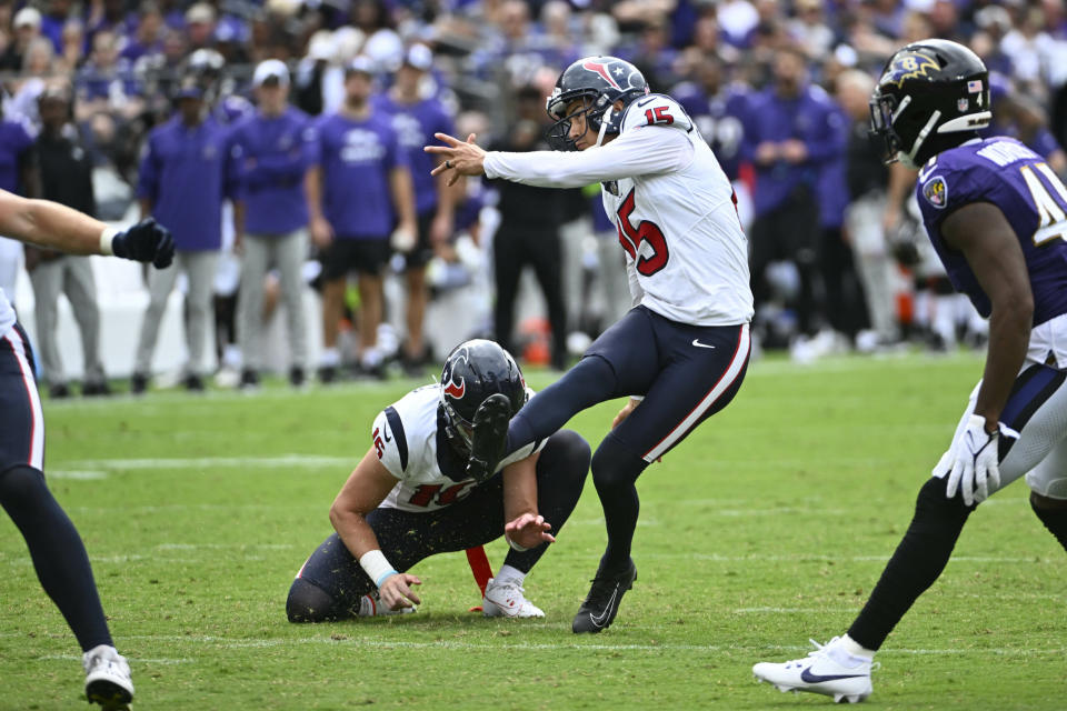 Texans kicker Ka’imi Fairbairn out with quad injury Yahoo Sports