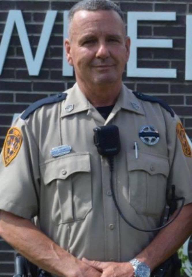 Robert Ainsworth, a United States Marine Corps veteran and a longtime employee of the Lawrence County Sheriff's Office, was killed with his wife Paula amid strong storms and tornadoes. (Lawrence County Sheriff's Office)