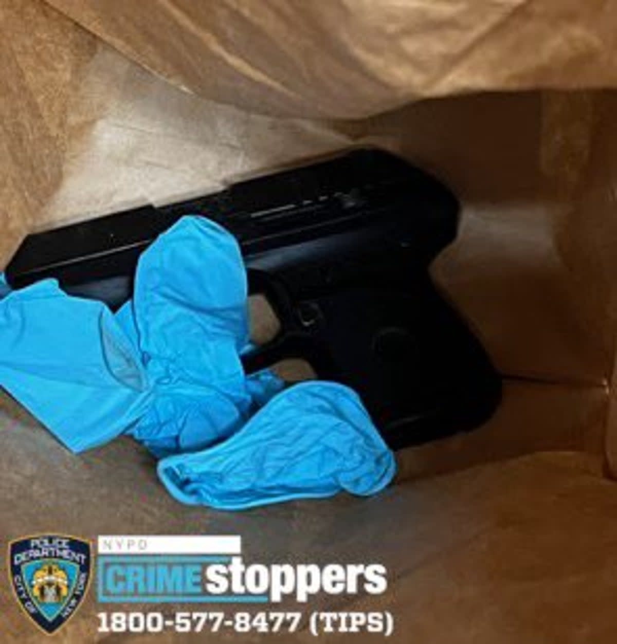 The gun recovered from the scene of the Brookly subway train shooting (New York Police Department)