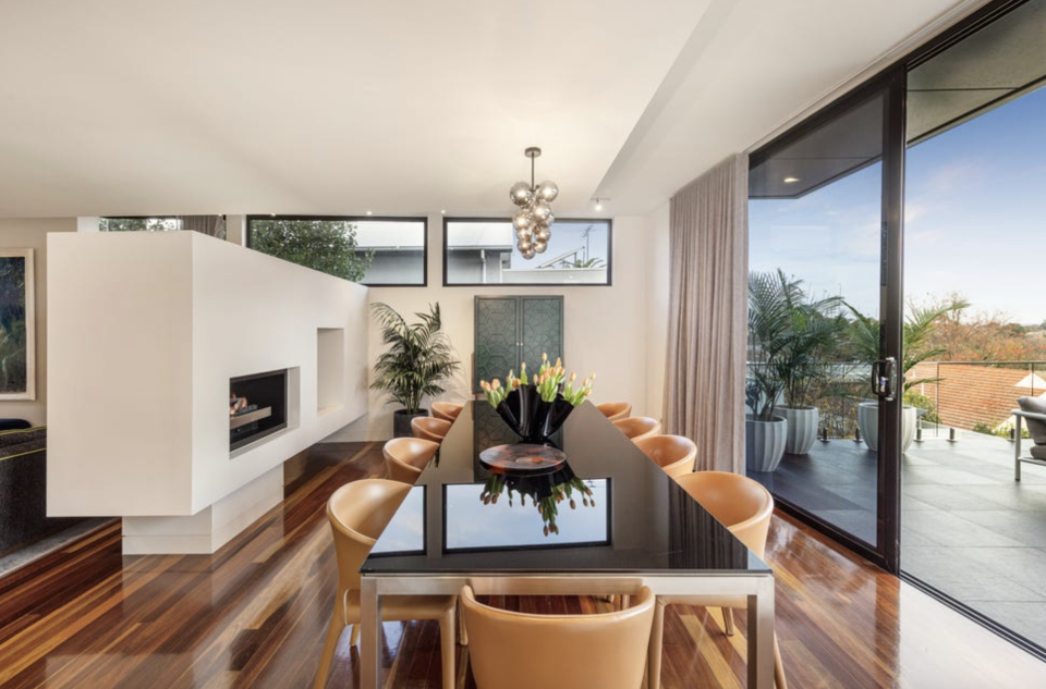 Dining room in the home at 8 McEvoy Street