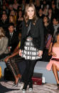 <b>Olivia Palermo <br></b><br>The socialite wore a fur-lined jacket and checked skirt at the Vera Wang show.<br><br>Image © Rex