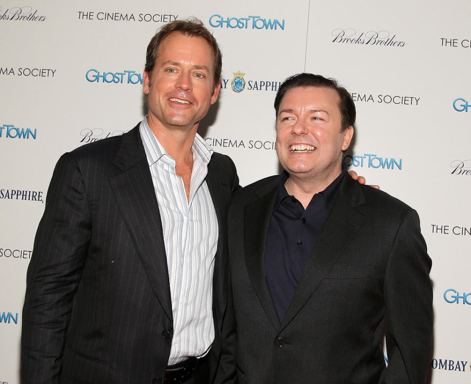 Ghost Town NY Premiere 2008 Greg Kinnear Ricky Gervais