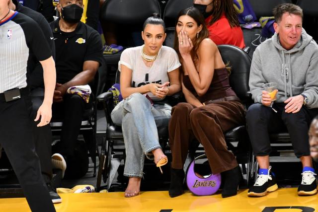 Kim Kardashian and Sarah Staudinger (Getty Images)