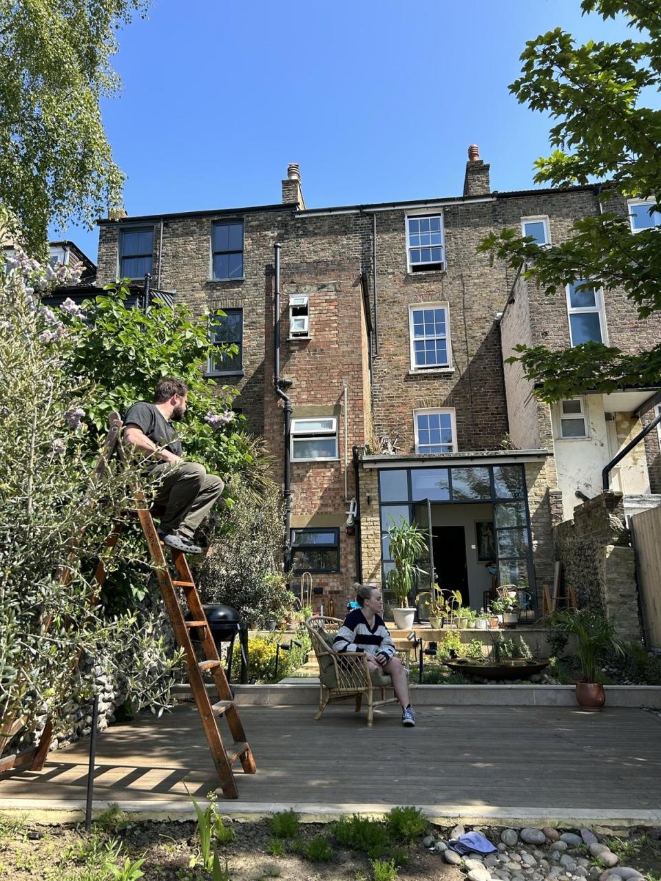 They sold their Hackney home and bought a five-bedroom Victorian home in need of some work (Handout)