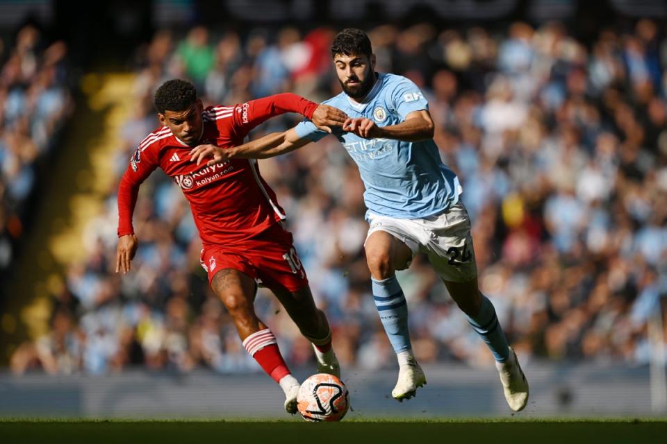Nottingham Forest host Manchester City in the Premier League   (Getty Images)