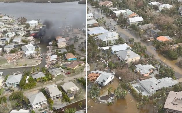 The Lee County Sheriff said rescue efforts are still underway, with dozen of rescues made in waist-high water. (Photo: Facebook/Lee County Sheriff's Office)