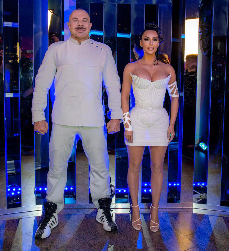 Thierry Mugler and Kim Kardashian