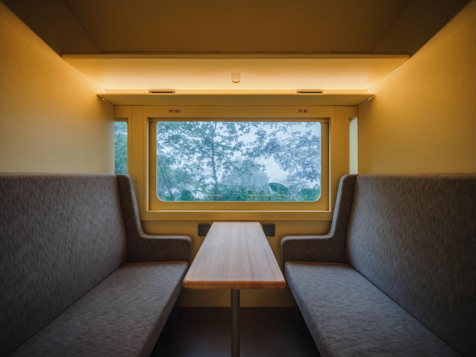 栩悅號包廂席次（圖片來源：阿里山林業鐵路及文化資產管理處官網）