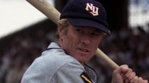 <p> Would saying Robert Redford looked natural in his take on Roy Hobbs in <em>The Natural</em> be too on the nose? Who cares! Redford’s boyish charm and remarkable swing of his trusty bat, “Wonderboy,” helped make Barry Levinson’s 1972 sports drama an all-time classic. </p>