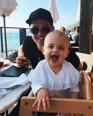 <p>Robin Thicke Instagram </p> Robin Thicke and his daughter Lola Alain Thicke.