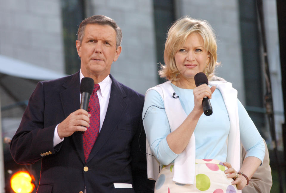 Charlie Gibson and Diane Sawyer were long-standing co-anchors of “Good Morning America.” (Photo: Getty Images)