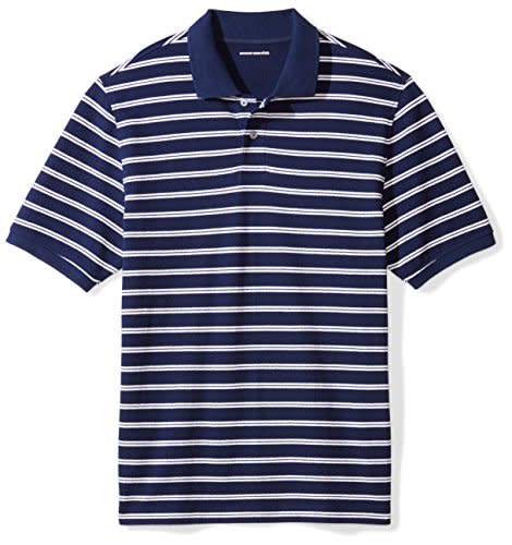 Amazon Essentials Striped Cotton Polo Shirt (Amazon / Amazon)