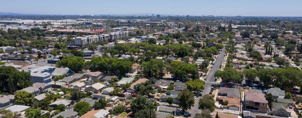 fullerton california aerial view