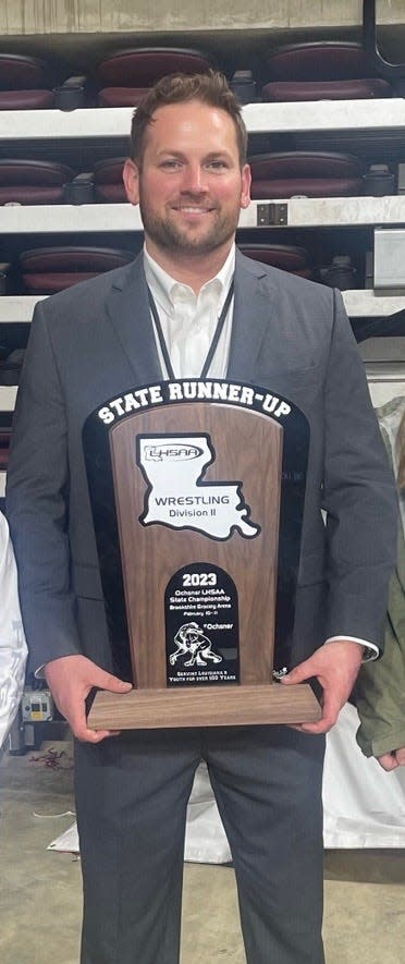 North DeSoto wrestling coach Dustin Burton is the 2023 Shreveport Times All-Region Coach of the Year.
