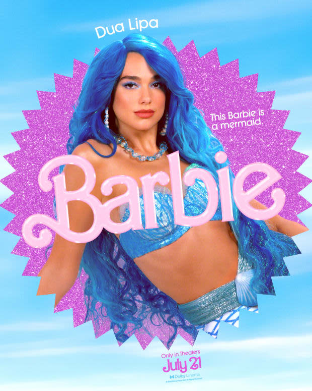 Dua Lipa as mermaid Barbie in "Barbie"<p>Warner Bros.</p>