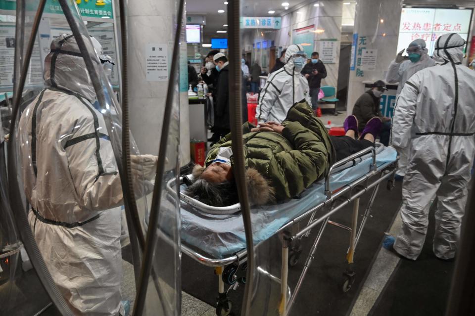 Wuhan hospital (AFP via Getty Images)