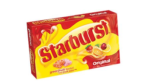 starburst candy wrapper