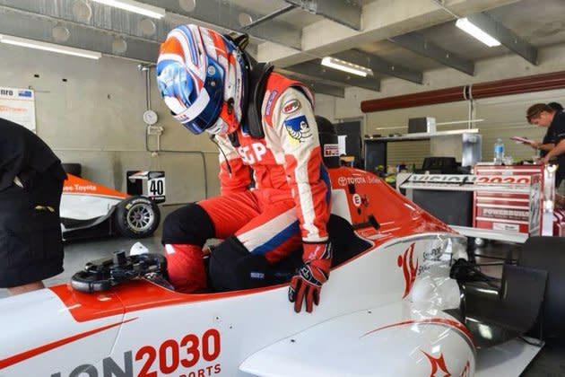 Andrew Tang wants to be Singapore's first-ever Formula One driver (Photo courtesy of Bruce Jenkins)