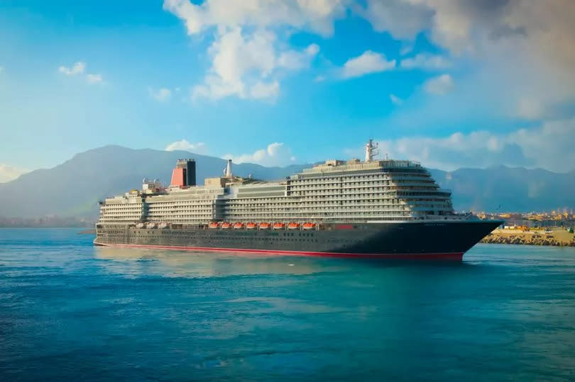 Cunard’s brand-new ship Queen Anne at sea