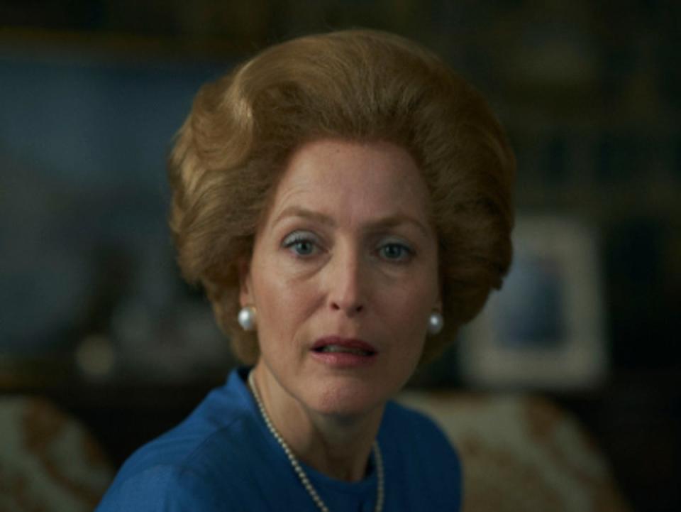 Gillian Anderson as Margaret Thatcher in ‘The Crown’ (Netflix)