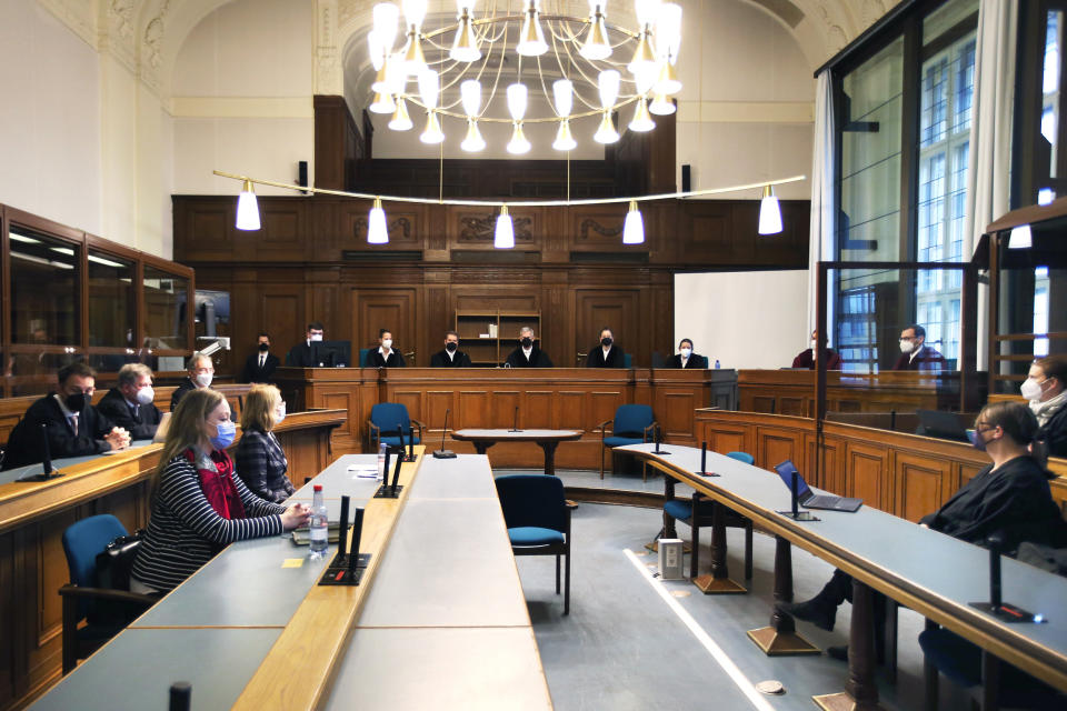 The courtroom during the 