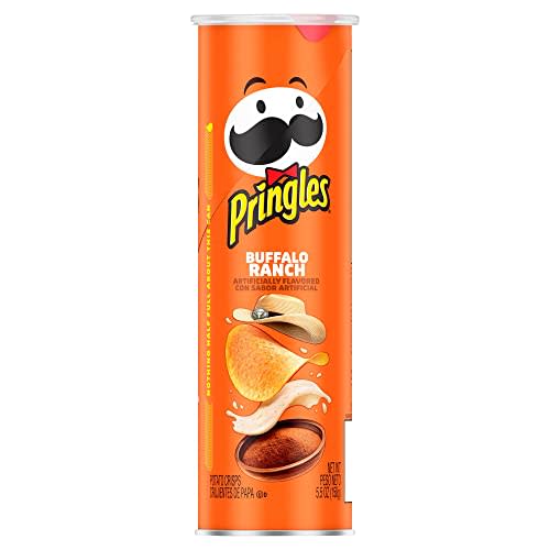 Pringles Potato Crisp: Buffalo Ranch Potato Crisps (Pack of 3) 5.96 oz Cans