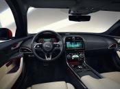<p>The setup is similar to the one found in <a rel="nofollow noopener" href="https://www.caranddriver.com/jaguar/i-pace" target="_blank" data-ylk="slk:the electric I-Pace crossover;elm:context_link;itc:0;sec:content-canvas" class="link ">the electric I-Pace crossover</a>, with the lower screen controlling secondary functions including climate control and vehicle settings.</p>