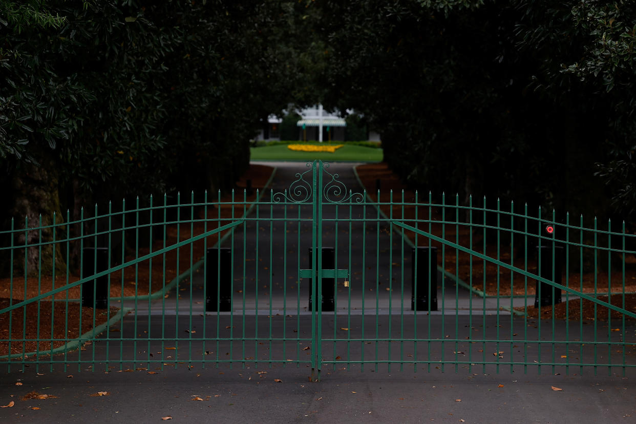 The Masters is perhaps the only sporting event left in the country that bans cellphone use by everyone — even players.