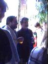  Premiere: The SF premiere gala benefitting the SF Boys & Girls Club!- George Lucas enjoying drinks with the movie-goers.