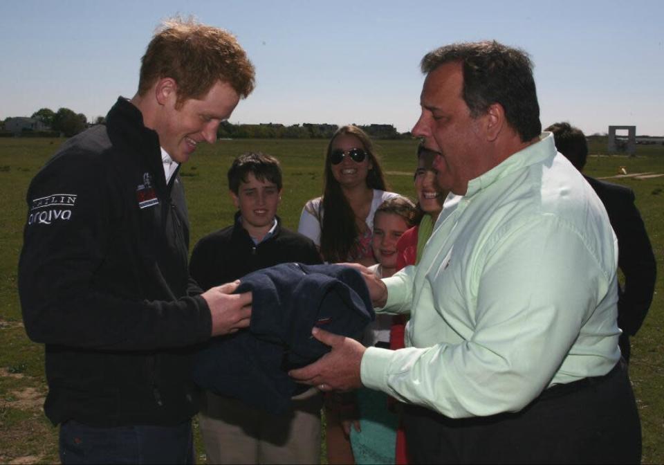 Prince Harry and Gov. Chris Christie