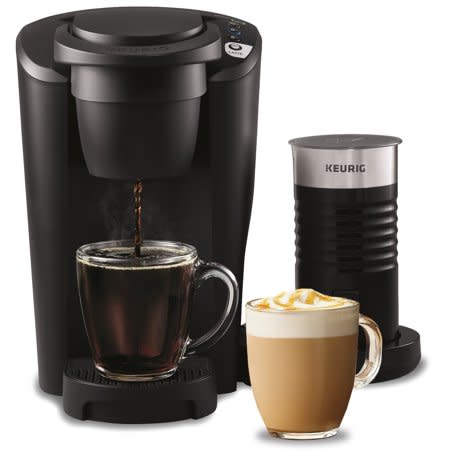 2) Single Serve Black K-Cup Coffee & Latte Maker