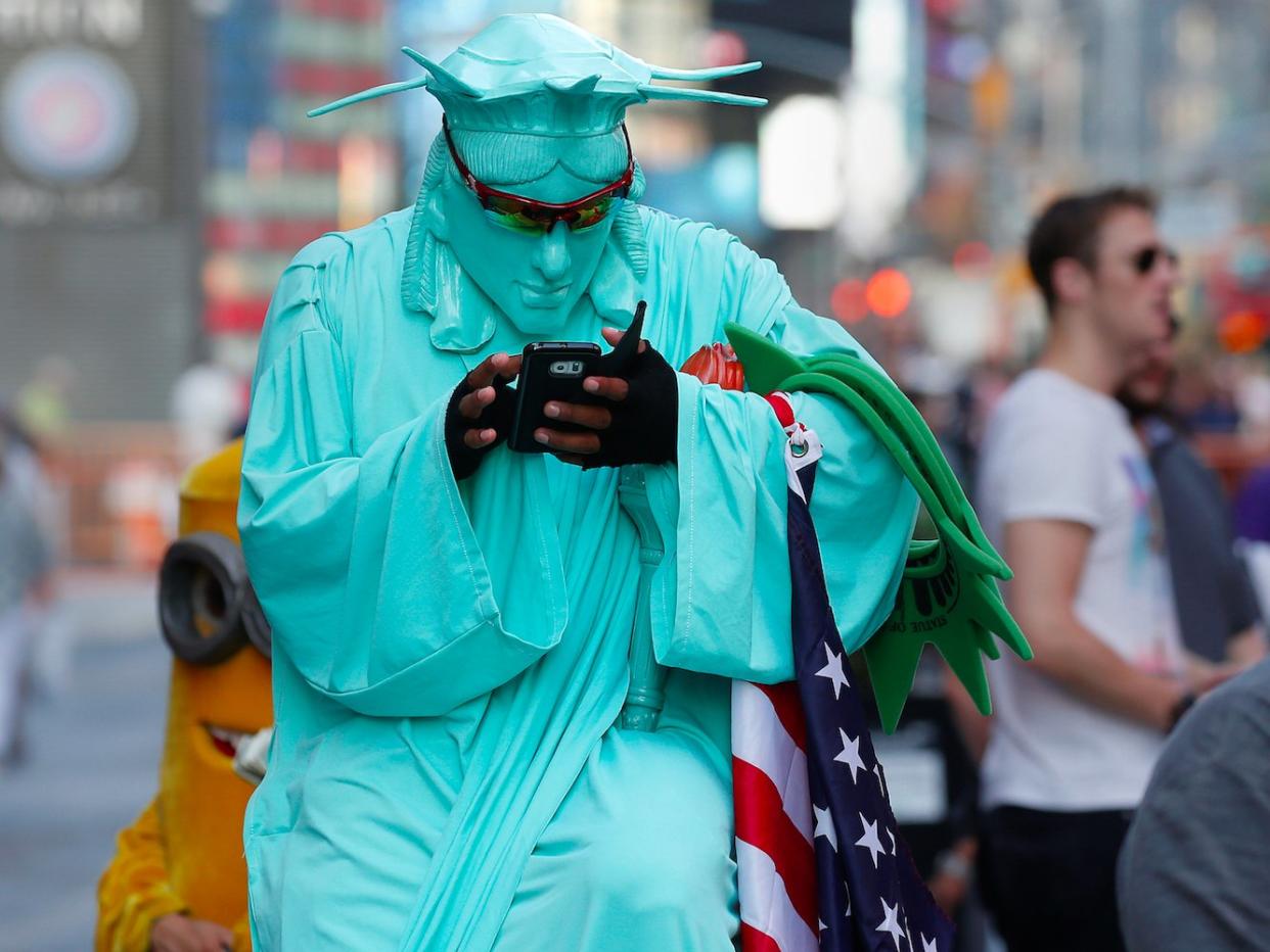 Statue of Liberty Times Square