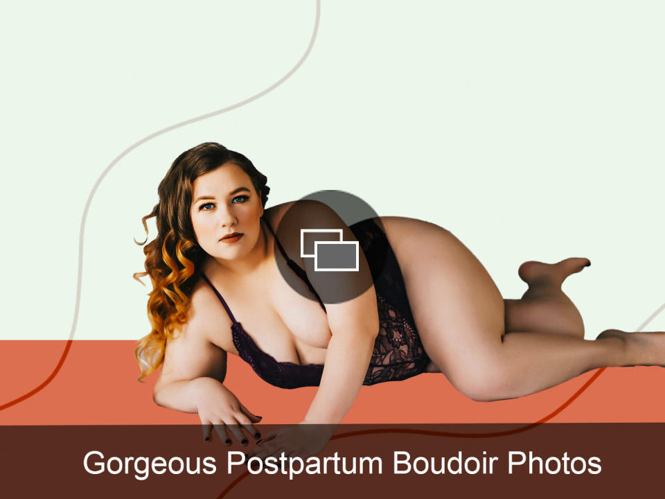 Postpartum boudoir photography