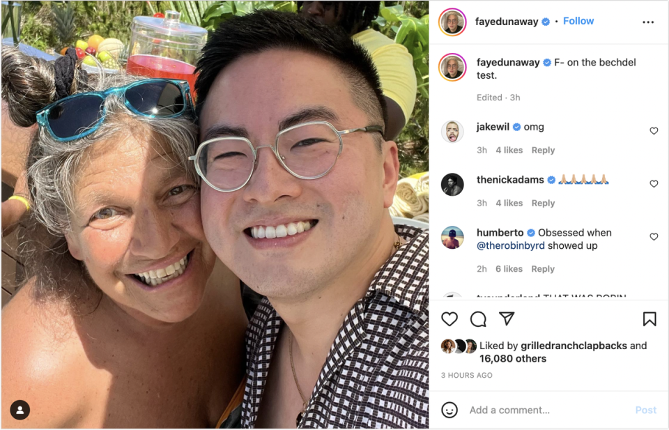 Bowen Yang and Robin Byrd (Bowen Yang Instagram/screenshot)