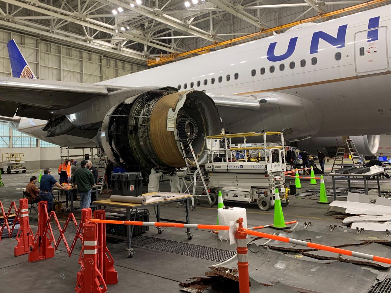 Check in: the United Airlines Boeing 777 involved in Saturday’s emergency landing in Denver (NTSB)