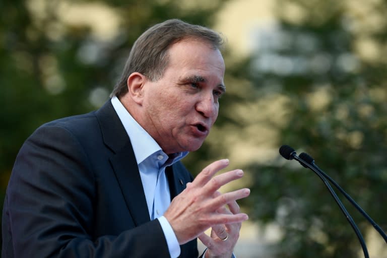 Prime Minister Stefan Lofven has urged Swedes to vote for a "stable government ... capable of leading Sweden in uncertain times." 